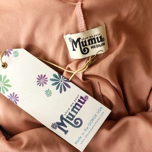 SHOW ME YOUR MUMU Jolie Rustic Mauve Shift Dress M - Picture 7 of 10